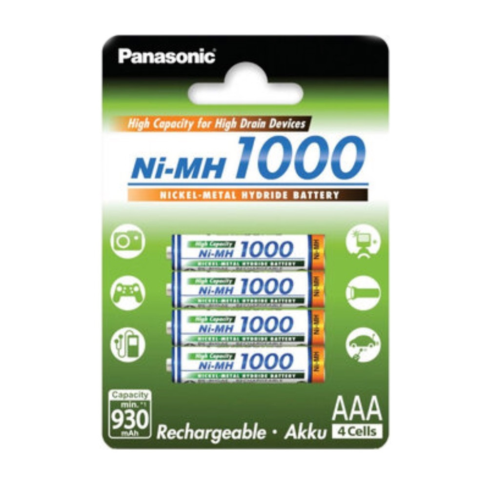 Аккумулятор Panasonic AAA 1000mAh 4шт