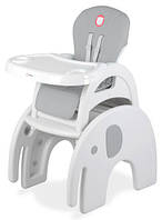 Дитячий стілець для годування Lionelo Eli 5in1 Grey