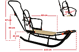 Санки дитячі з регульованою ручкою Польща, фото 3