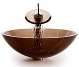 Умивальник BOWL КУЛЮ в КОЛЬОРАХ з краном, фото 4