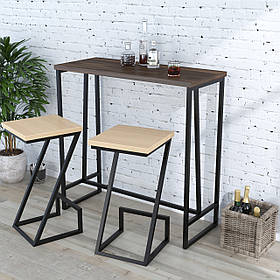 Барний столик BS-110 Loft-design горіх-модена