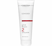 CHRISTINA Comodex Scrub & Smooth Exfoliator — Вирівнювальний скраб-ексфоліатор (крок 2), 250 мл