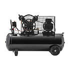 Компресор 100 л, 4 HP, 3 кВт, 220 В, 10 атм, 500 л/хв, 2 циліндра Intertool PT-0014, фото 5