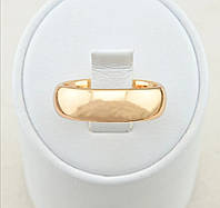 Кольцо обручальное Xuping классическое (европейка) ширина 5 мм медицинское золото 18к 22