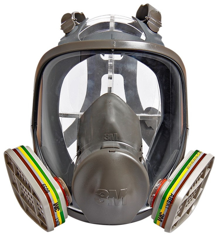 Повнолицьова маска 3М серії 6000 протигаз