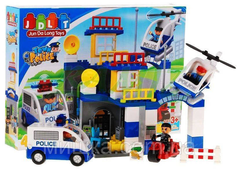 Дитячий конструктор JDLT 5133, "поліцейська ділянка", ( 45 деталей), фото 1
