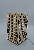 Декоративний нічник із дерева "Квадрат"