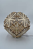 Декоративний нічник із дерева "Октаєдр"