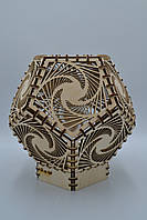 Декоративний нічник із дерева "Торнадо"