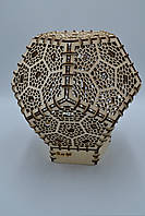 Декоративний нічник із дерева "Додкаедр"