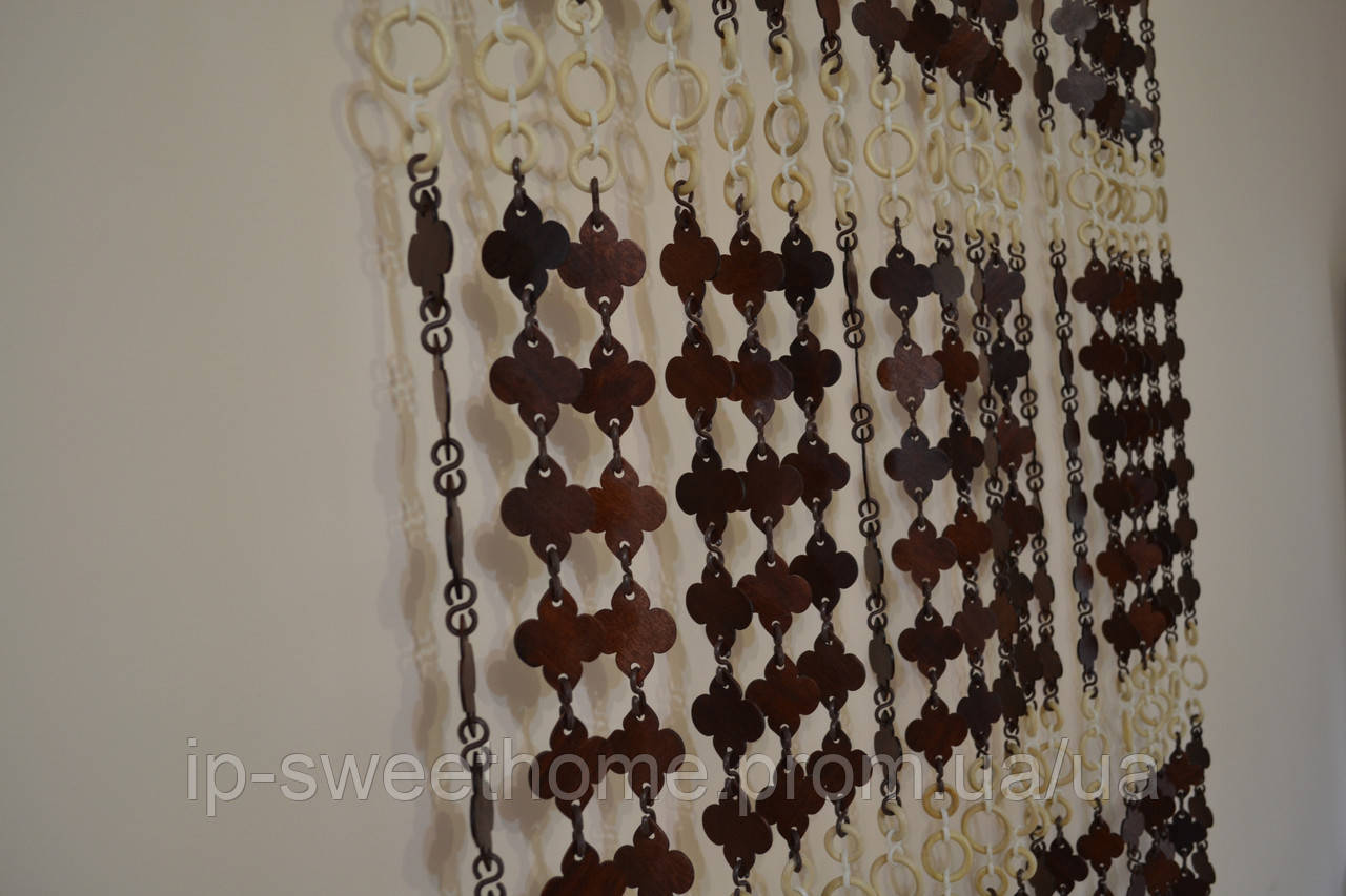 Штора дерев'яна «Квітка»