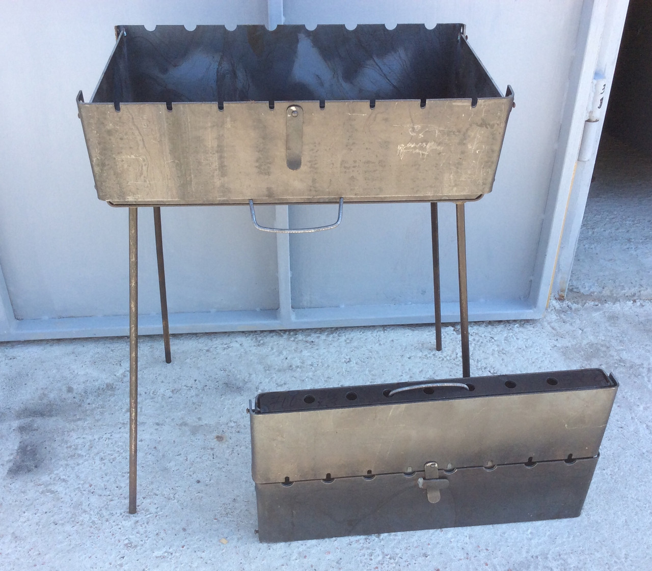 Мангал складаний зі сталі 3мм на 8 шампурів, фото 1