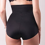 Стягуючі труси, високі труси утяжки, чорні труси з утяжкой, безшовні труси стяжка (2101), фото 2