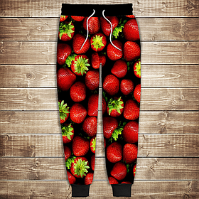 Штани 3D-Полуниця ВСІ Розміри