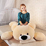 Велика м'яка іграшка ведмідь Умка 180 см персиковий, фото 2