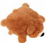Подушка іграшка Алена ведмедик 55 см коричнева, фото 4