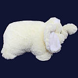 Подушка-іграшка Аліна Слон 55 см білий, фото 4