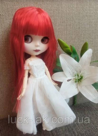 Лялька Блайз BLYTHE DOLL червоний колір волосся 10 пар пензлів одяг і взуття в подарунок