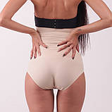 Стягуючі труси, високі труси утяжки, чорні труси з утяжкой, безшовні труси стяжка (2101), фото 5