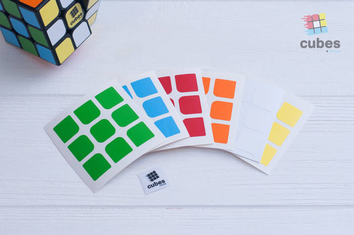 Купить Наклейки для кубика 3х3 (цвета «Cubes v.1»), цена 20 ₴ — Prom.ua ...