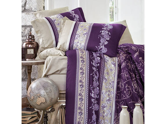 Постільна білизна Clasy Satin Cotton, євро, 2055_sian_v2, фото 1