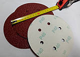 Полірувальний круг Р40 під липучку з отворами KLINGSPOR 150 діаметр, фото 2