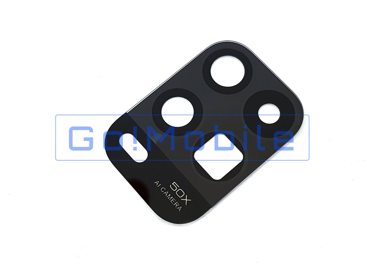 Скло камери Xiaomi Mi 10 Lite Zoom чорне, фото 1