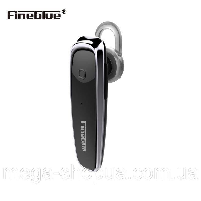Бездротова Bluetooth блютуз гарнітура для телефону смартфона Finеblue FX1 Чорна. Бездротова гарнітура