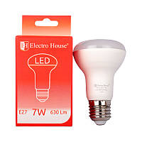 ElectroHouse LED лампа гриб E27 / 4100K / 7W 630Lm /220° R63