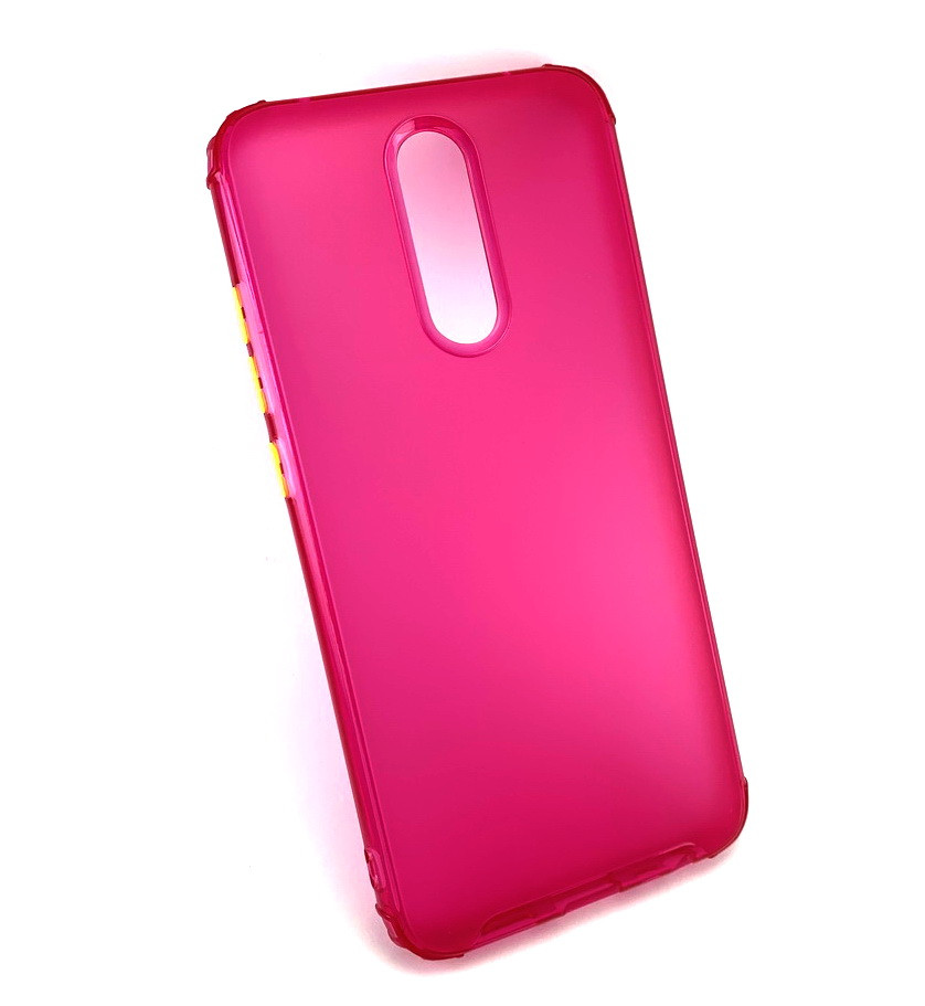 Чохол для Xiaomi Redmi 8 накладка силіконовий протиударний рожевий