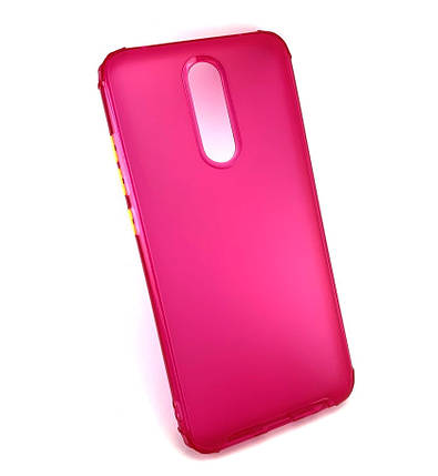 Чохол для Xiaomi Redmi 8 накладка силіконовий протиударний рожевий, фото 1
