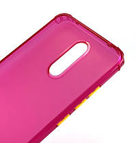 Чохол для Xiaomi Redmi 8 накладка силіконовий протиударний рожевий, фото 3