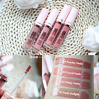 Глянцевая нюдовая помада GOLDEN ROSE Nude Look Natural Shine Lipgloss 2