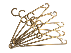 Плічка з кільцем у золотому кольорі виробник Marc-Th/комплекс 10 шт.