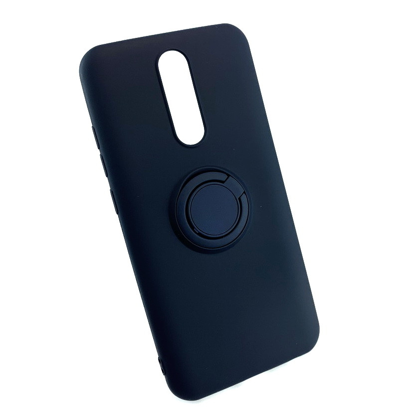 Чохол для Xiaomi Redmi 8 накладка протиударний з кільцем Color Ring синій