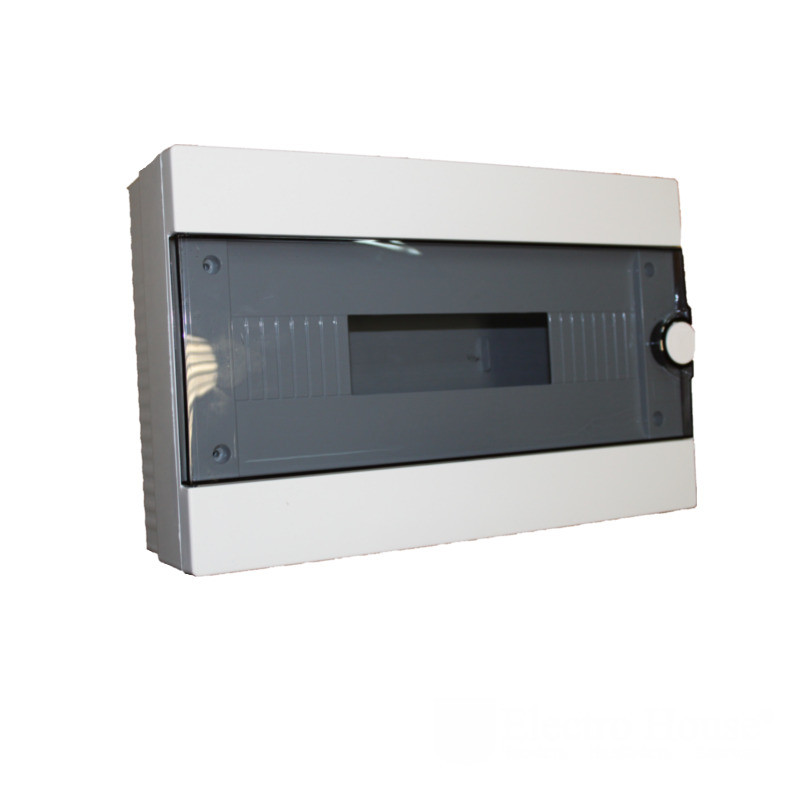 Бокс модульний пластиковий для 16 модулів, накладний монтаж, фото 1