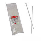 Стяжка кабельна 5х250 мм, 100 шт., білий