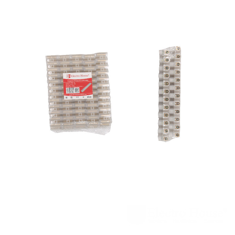 Клемна колодка 12 мм2 15A, поліетилен, фото 1