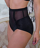 Ажурні стягуючі трусики, труси утяжка живота, стягуючі труси, труси корсет (2116), фото 8