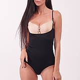 Боді корсет з регульованими лямками, жіноча майка з лямками, грація, боді стрингами (2117), фото 6