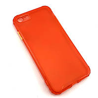 Чехол для iPhone 7, 8 SE 2020 накладка Silicone Case бампер противоударный красный