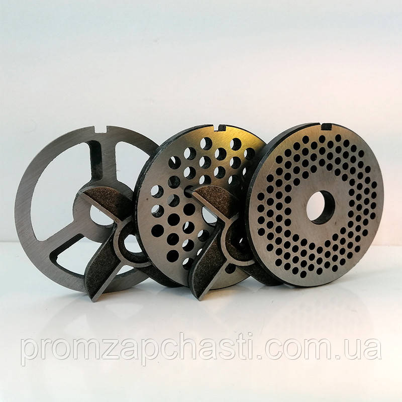 Комплект ножів і решіток для м'ясорубки MИМ600 (d 8 mm/d 5 mm) (БЕЗ БОРТА)