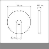 Приймальна решітка посилена фрезерована МІМ-600, фото 2
