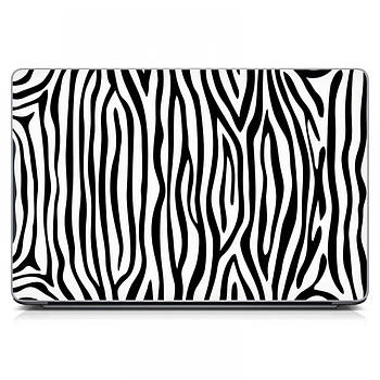 Наклейка на ноутбук захисна 15.6"-13.3" Zebra Матова, практичний подарунок, незвичайні подарунки 380х250 мм