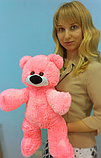 М'яка іграшка ведмідь Бублик 45 см рожевий, фото 3