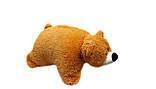 Подушка-іграшка Аліна ведмедик 55 см медова, фото 2