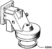 G006 Гумовий ущільнювач холдера, h=9mm, Gaggia