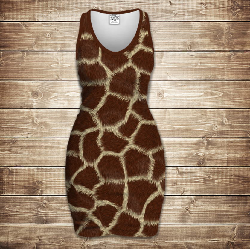Плаття-майка 3D-Жирафа