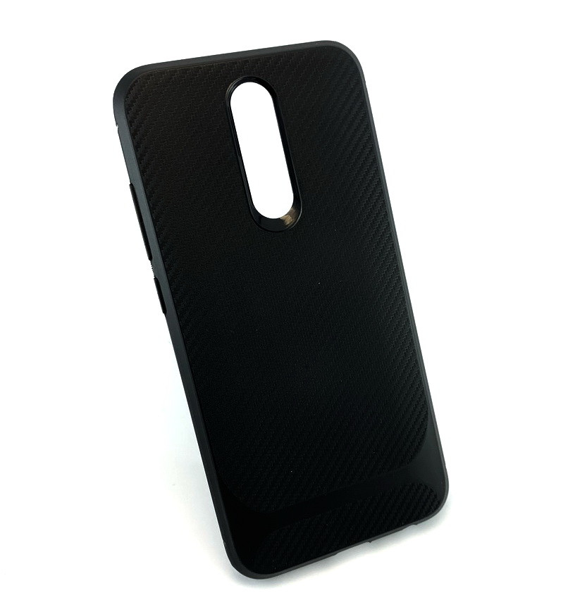 Чохол для Xiaomi Redmi 8 накладка Hoco Carbon силіконовий протиударний чорний