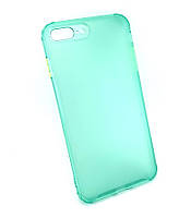 Чехол для iPhone 7 Plus, 8 Plus накладка Silicone Case бампер противоударный зеленый